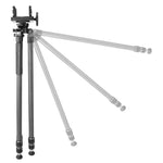 Endeavor L 303CGM Full-Size Carbon Fiber Shooting Tripod with Gun Mount Clamp