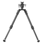 Vanguard EQ-Precision 2QS C Carbon Gun Bipod w/ Ball Head & Quick-Release Pic Rail Adapter
