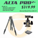 Alta Pro 2+ Bundle #2: - Alta Pro 2+ 264CT Tripod, Alta BH-100 Ball Head, Extra QS-60 v2