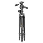 VEO 3T+ 264APS Multi-Angle Aluminum Travel Tripod w/ Pan Head