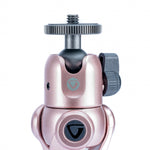 VESTA Mini Aluminum Tripod Rose - Rated at 4.4lbs/2kg